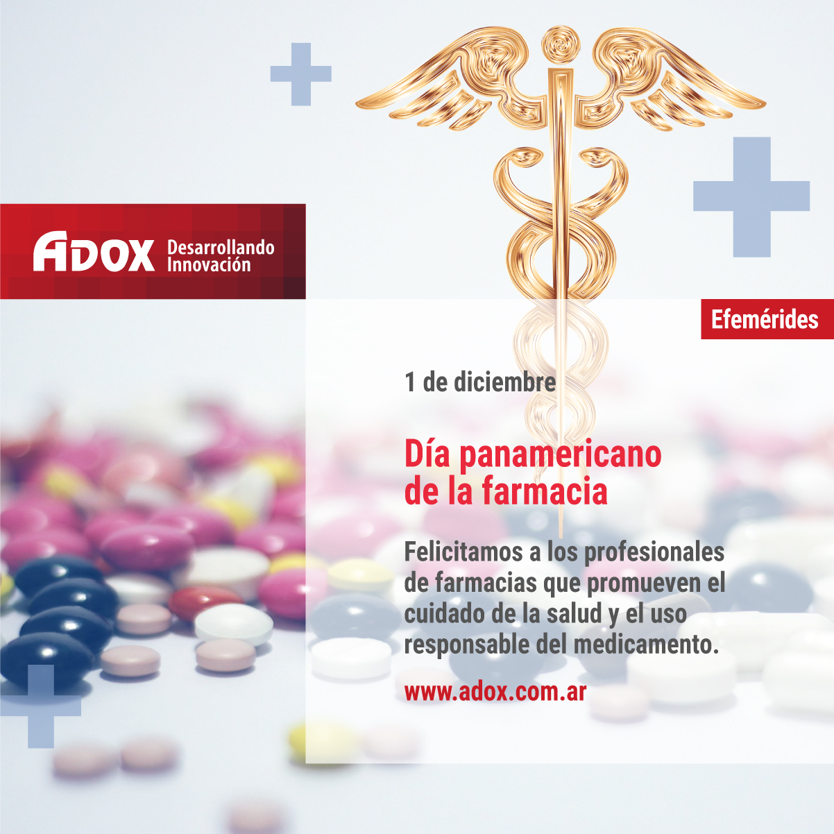 1° de diciembre: Día Panamericano de la Farmacia | Adox