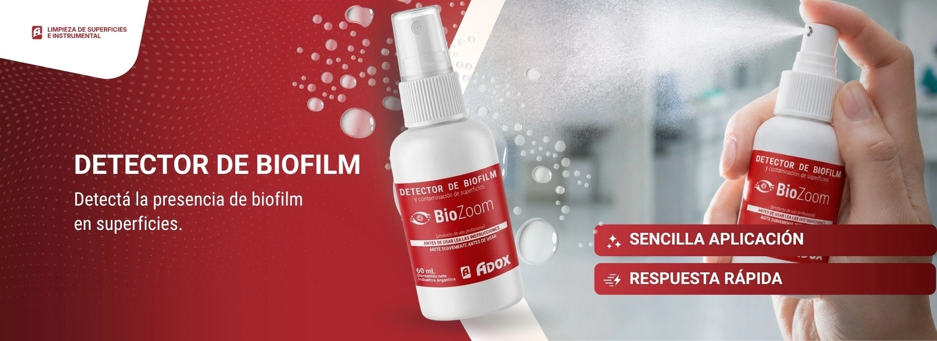Inicio 5 Detector de biofilm profesional - Biozoom - Adox